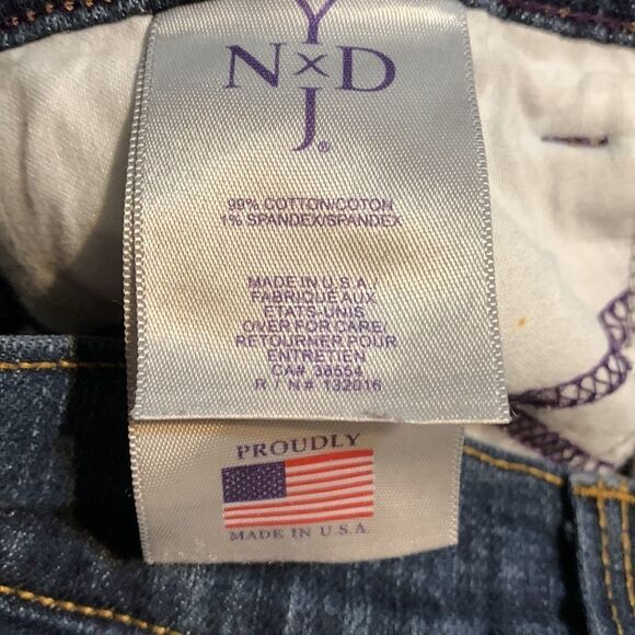 NYDJ Not Your Daughters Jeans Straight Leg High Waist Mom Jeans 10 - Picture 8 of 9